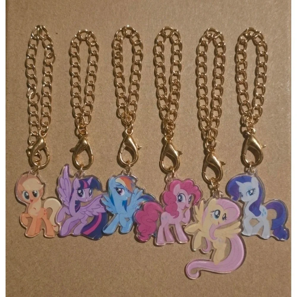 My Little Pony Inspired Keychain Tumbler Charm! Rarity!